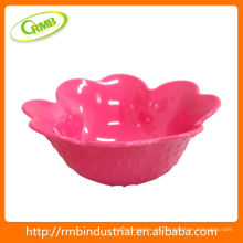 Utensilios de cocina de plástico flor Bowl